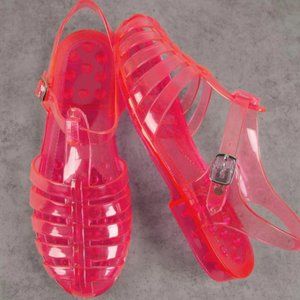 Roman Jelly Pink Sandals